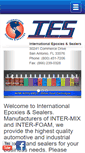 Mobile Screenshot of internationalepoxies.com